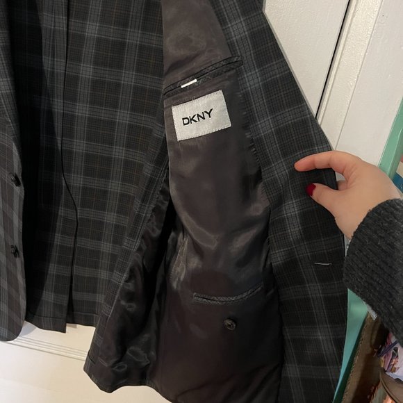 DKNY Mens Modern Fit Suit Jacket - Picture 9 of 12